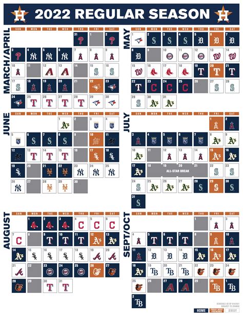 houston astros october schedule